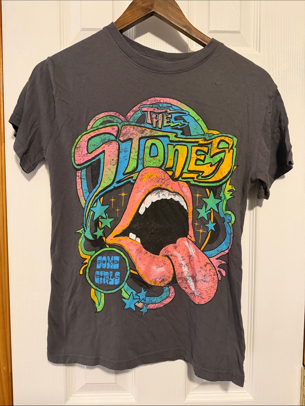 The Stones Graphic Tee - Charcoal Gray